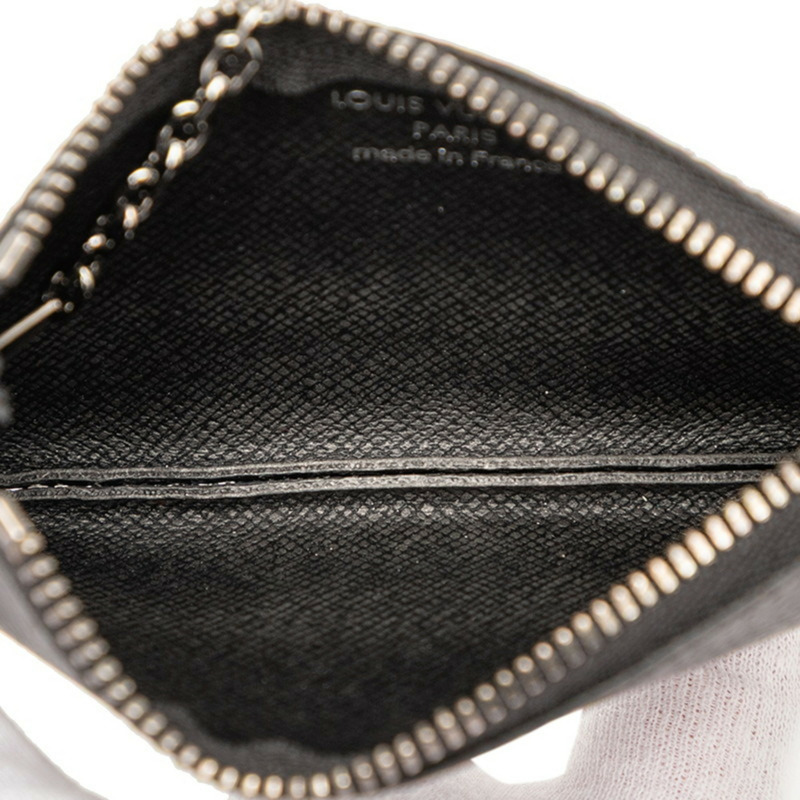 路易威登 Monogram Eclipse Reverse Pochette Clef 皮夾/零皮夾/鑰匙包 M80905 黑色/灰色 男士 LOUIS VUITTON-3