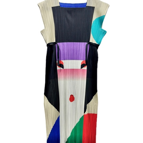 三宅一生 Pleats Please 田中一光 藝伎連衣裙