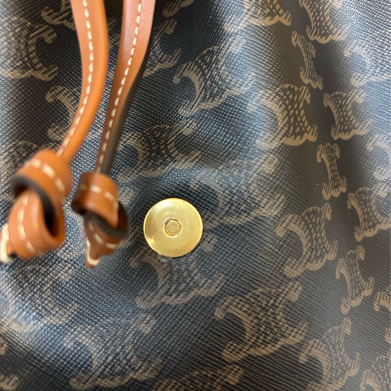 全新 Celine TRIOMPHE Folco 老花後背包mini 雙肩包-17