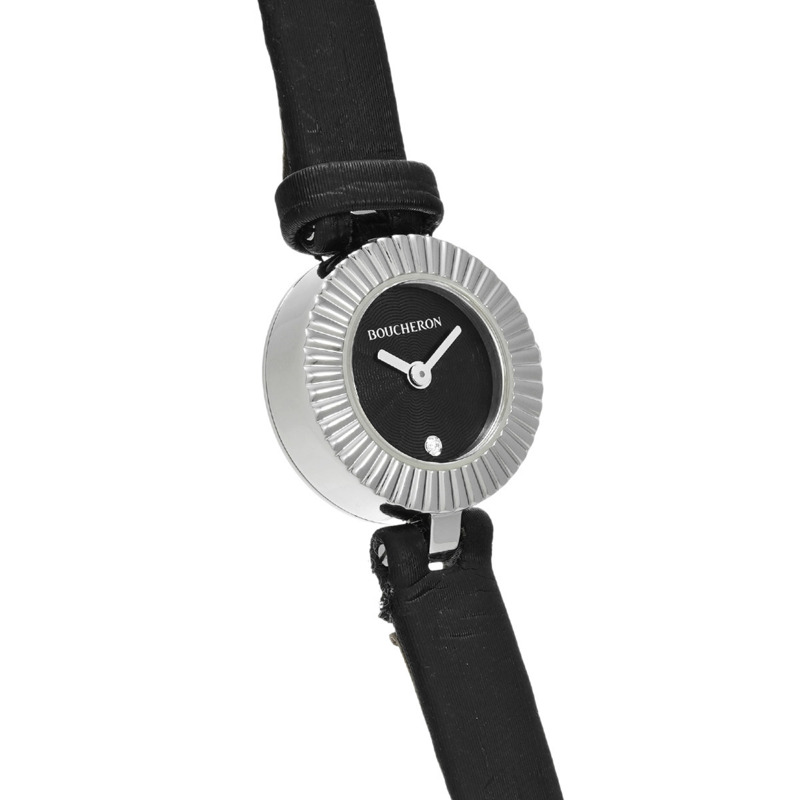 寶詩龍 Majorie 100-4030 黑色女士石英錶，二手，Ginzo-2