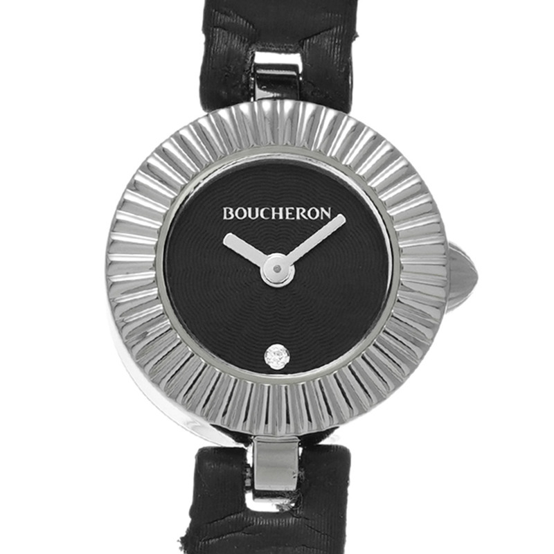 寶詩龍 Majorie 100-4030 黑色女士石英錶，二手，Ginzo-4