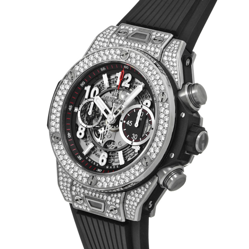 宇舶Big Bang 411.NX.1170.X.1704霧面黑鏤空男自排錶,二手,Ginzo-2