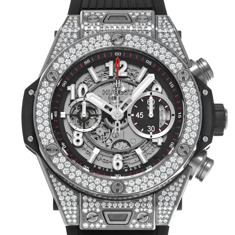 宇舶Big Bang 411.NX.1170.X.1704霧面黑鏤空男自排錶,二手,Ginzo-5