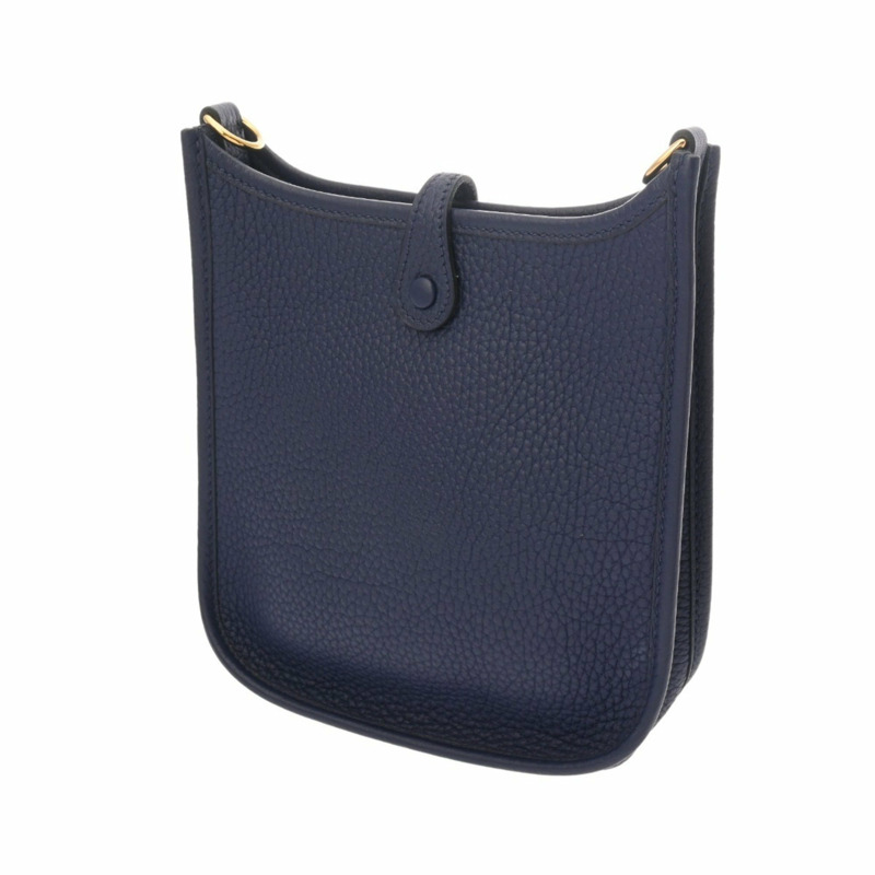 愛馬仕 Evelyn TPM 亞馬遜藍腳踝 C 字印記(約 2018 年)女士 Taurillon Clemence 單肩包,A 級,二手,Ginzo-2