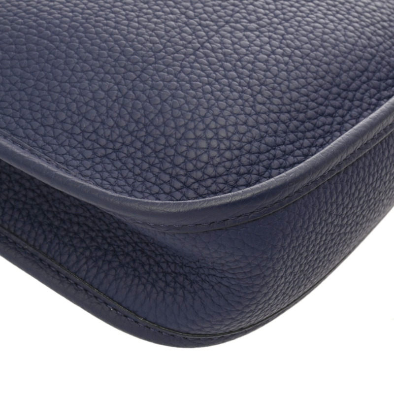 愛馬仕 Evelyn TPM 亞馬遜藍腳踝 C 字印記(約 2018 年)女士 Taurillon Clemence 單肩包,A 級,二手,Ginzo-7