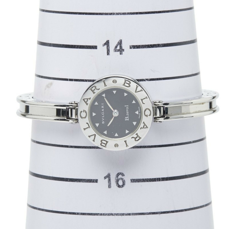 寶格麗 B.zero1 手鐲腕錶 BZ22S 石英黑色錶盤不鏽鋼女錶-6