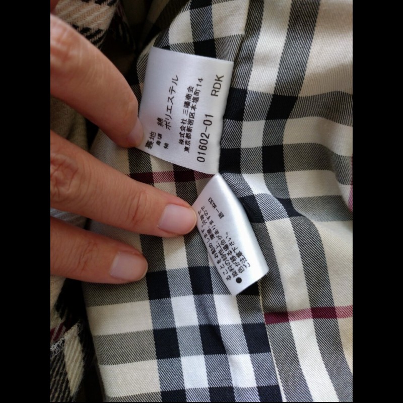 女40號/日本二手/Burberry London 女神風衣/黑色-7