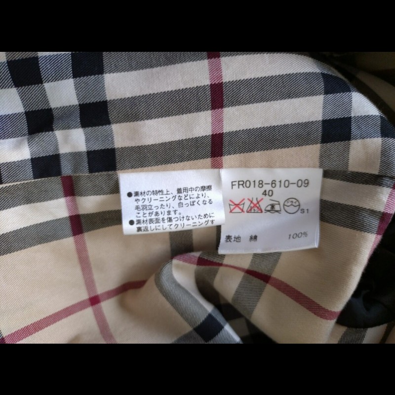 女40號/日本二手/Burberry London 女神風衣/黑色-8