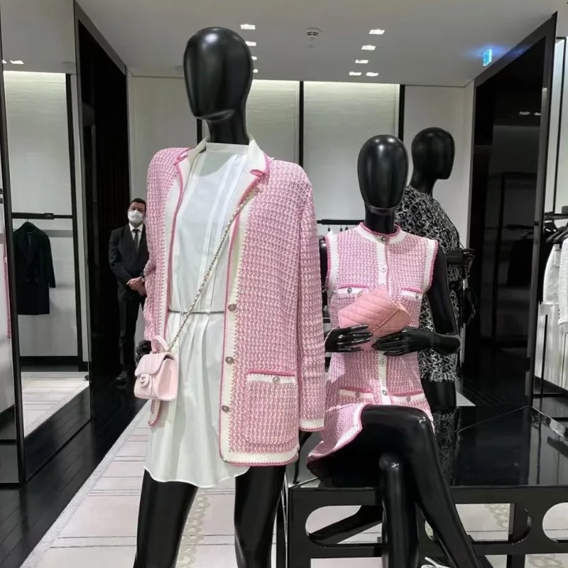 CHANEL 針織長版外套-獅子釦🦁New💓oversize-1