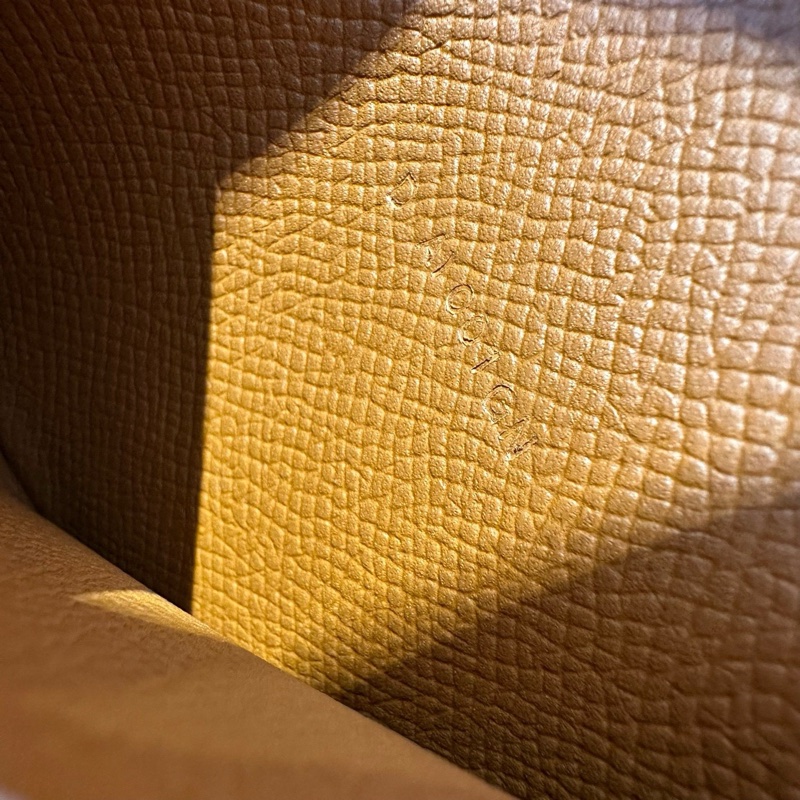 愛馬仕金棕bearn短夾-15