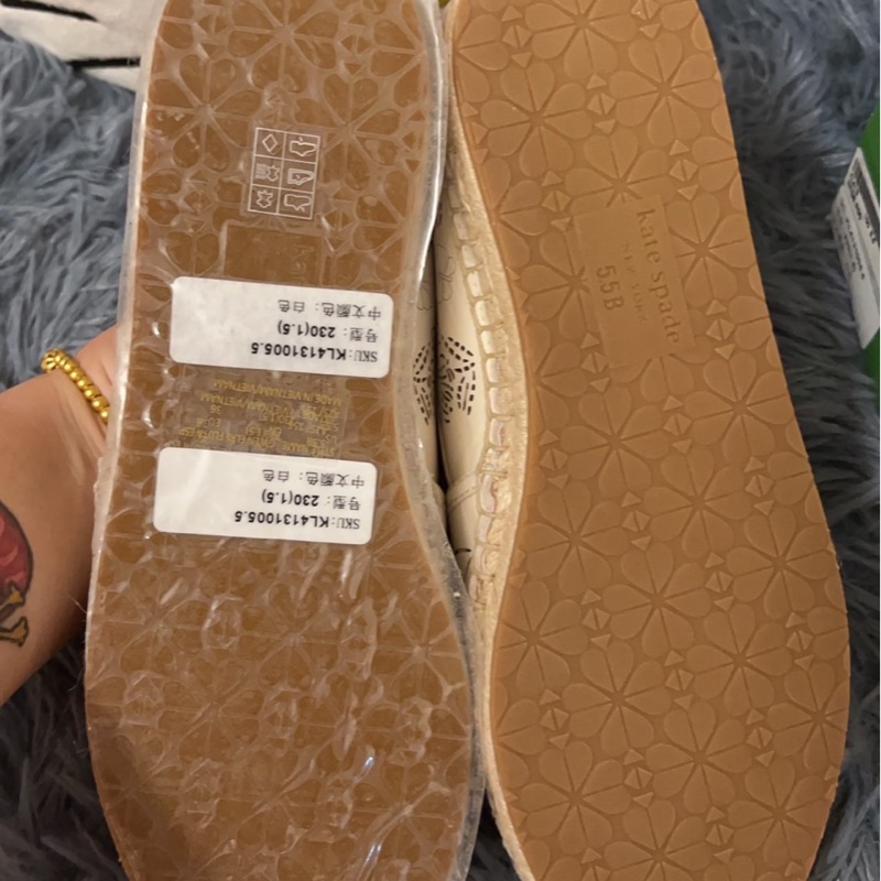 Kate spade 草編涼鞋-8