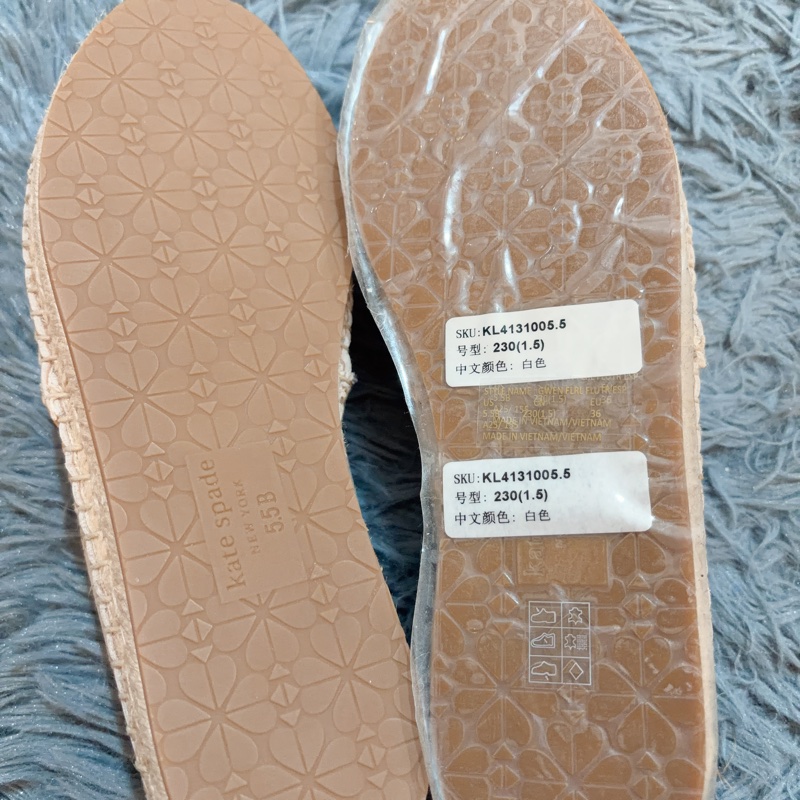 Kate spade 草編涼鞋-9