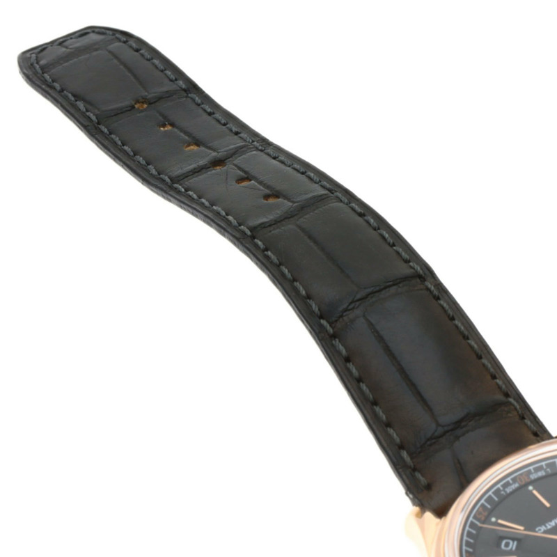 名士 (Baume & Mercier) M0A08691 Classima Executive 男士腕錶,18K 玫瑰金錶殼搭配皮革錶帶-8