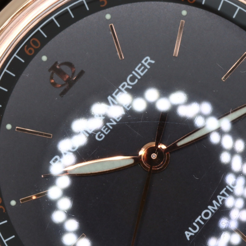 名士 (Baume & Mercier) M0A08691 Classima Executive 男士腕錶,18K 玫瑰金錶殼搭配皮革錶帶-22