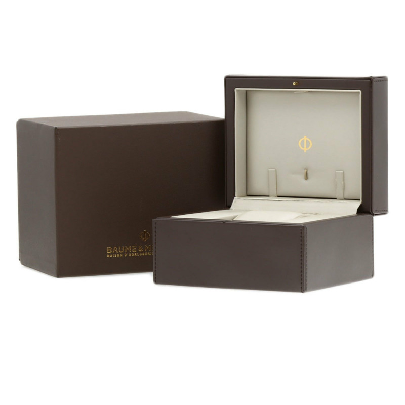 名士 (Baume & Mercier) M0A08691 Classima Executive 男士腕錶,18K 玫瑰金錶殼搭配皮革錶帶-26