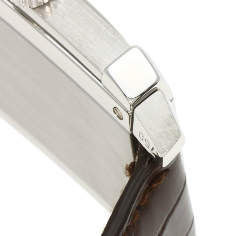 百達翡麗 5111G-001 Gondolo 男士腕錶，18K 白金錶殼，皮革錶帶-13