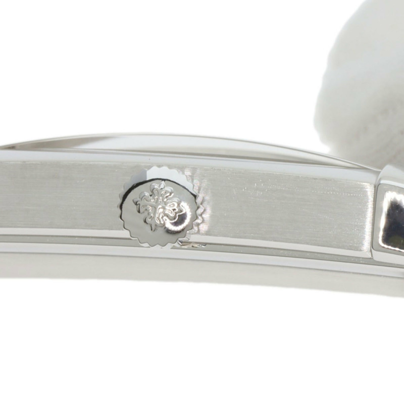 百達翡麗 5111G-001 Gondolo 男士腕錶，18K 白金錶殼，皮革錶帶-14