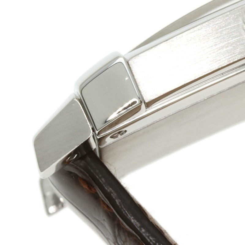 百達翡麗 5111G-001 Gondolo 男士腕錶，18K 白金錶殼，皮革錶帶-15