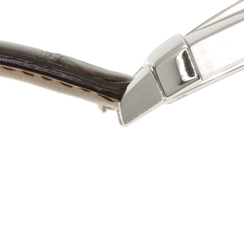 百達翡麗 5111G-001 Gondolo 男士腕錶，18K 白金錶殼，皮革錶帶-17