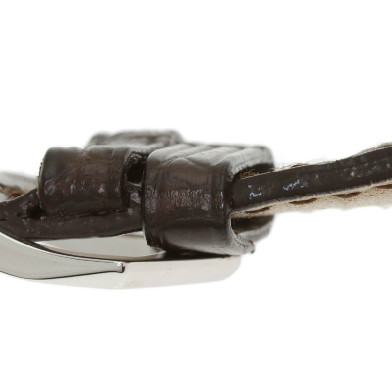 百達翡麗 5111G-001 Gondolo 男士腕錶，18K 白金錶殼，皮革錶帶-28