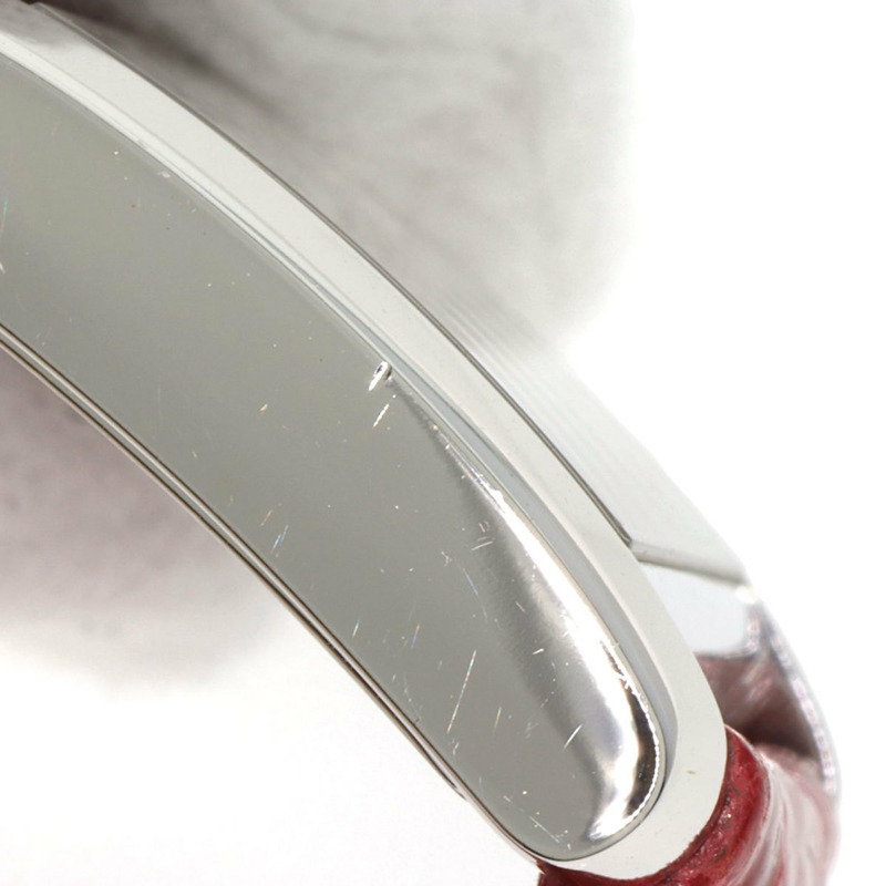 卡地亞 Tank Française 小號腕錶，18K 白金，皮革錶帶，女款-15