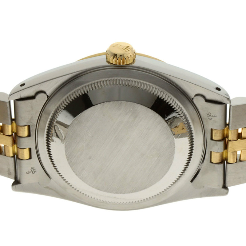 勞力士 16233G Datejust 10P 鑲鑽腕錶,不鏽鋼 SSx18KYG,18KYG,男款-6
