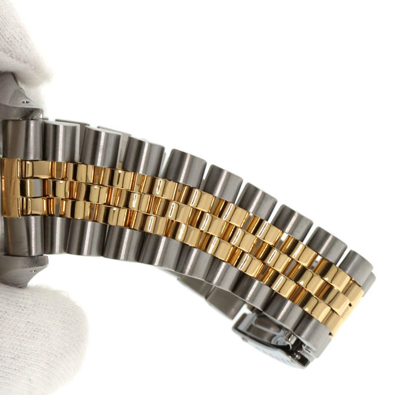 勞力士 16233G Datejust 10P 鑲鑽腕錶,不鏽鋼 SSx18KYG,18KYG,男款-8