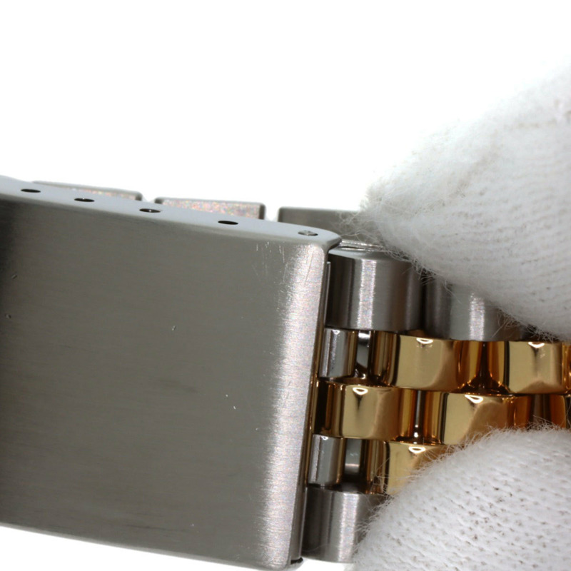 勞力士 16233G Datejust 10P 鑲鑽腕錶,不鏽鋼 SSx18KYG,18KYG,男款-20