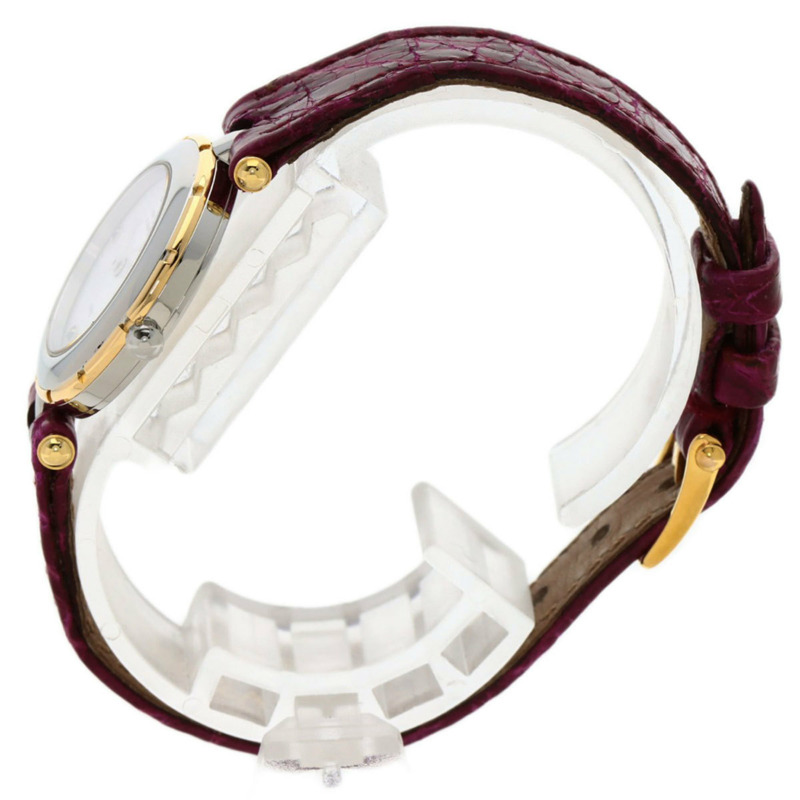 梵克雅寶 43607 La Collection 女士腕錶，精鋼和皮革錶帶，SSxGP-1