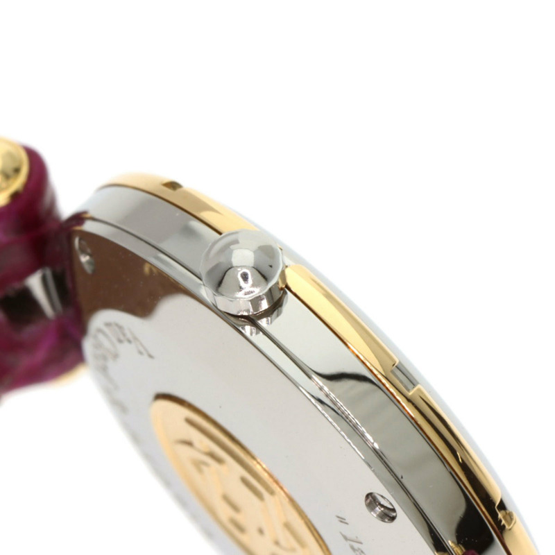 梵克雅寶 43607 La Collection 女士腕錶，精鋼和皮革錶帶，SSxGP-16