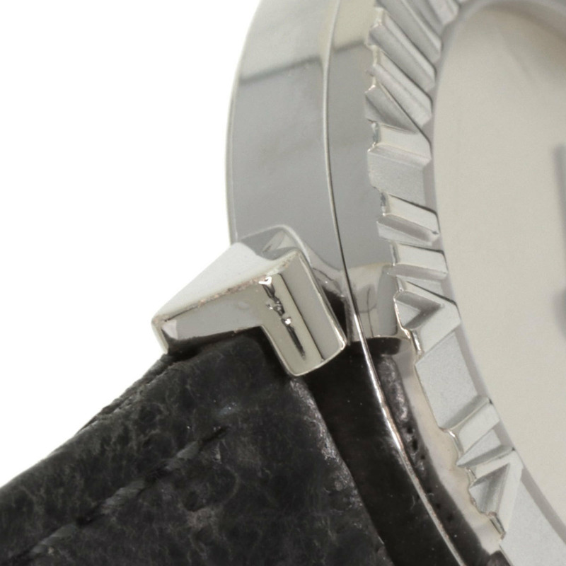 蒂芬妮 L0640 Atlas 女士腕錶,銀色皮革錶帶-20