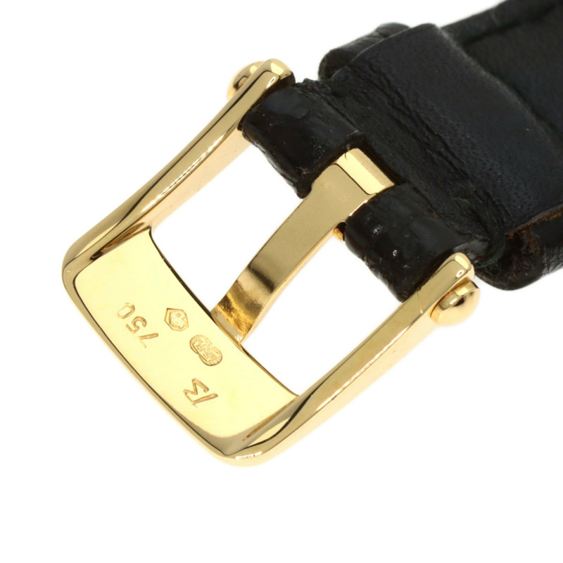 梵克雅寶 (Van Cleef & Arpels) 122942B1 經典方形腕錶，18K黃金錶殼及皮革錶帶，女款-8