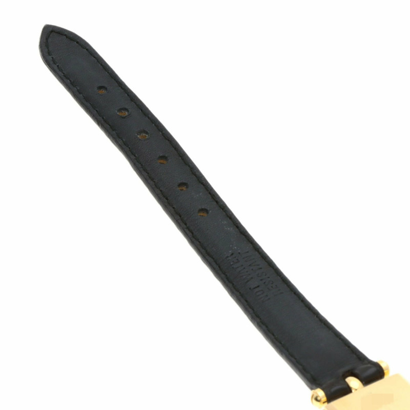 梵克雅寶 (Van Cleef & Arpels) 122942B1 經典方形腕錶，18K黃金錶殼及皮革錶帶，女款-12