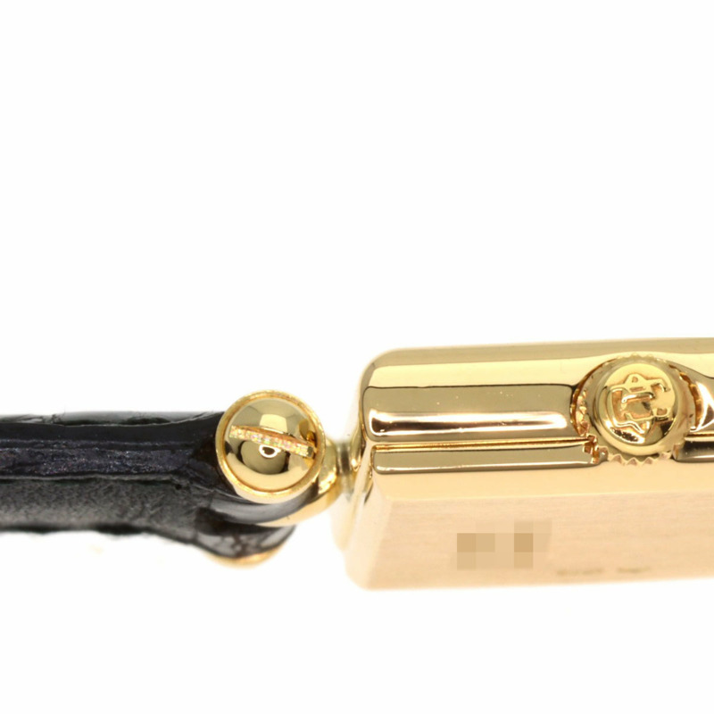 梵克雅寶 (Van Cleef & Arpels) 122942B1 經典方形腕錶，18K黃金錶殼及皮革錶帶，女款-15