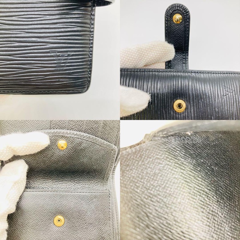 🌷Louis Vuitton EPI水波紋短夾錢包二折皮夾 ｜經典花紋✦fufu style 精品✦ 氣質款｜-28