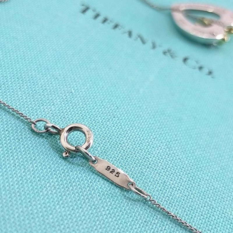 🌷Tiffany&Co. 蝴蝶結愛心項鍊S925銀｜經典花紋✦fufu style 精品✦ 氣質款｜-6