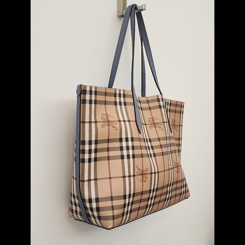 BURBERRY 双面可二用tote 戰馬系列 甜甜價-5