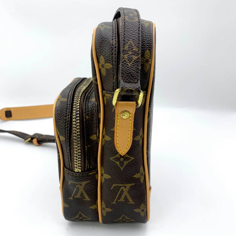 Louis Vuitton 老花雙層相機包，LV經典包，路易威登，麻將包，側背包，二手真品，正品，現貨，免運-2