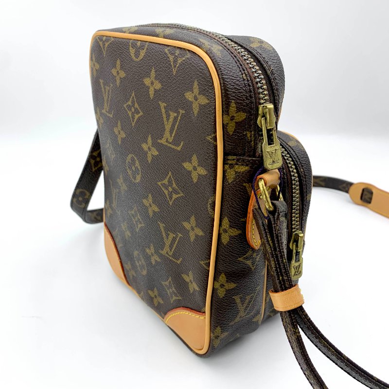 Louis Vuitton 老花雙層相機包，LV經典包，路易威登，麻將包，側背包，二手真品，正品，現貨，免運-5