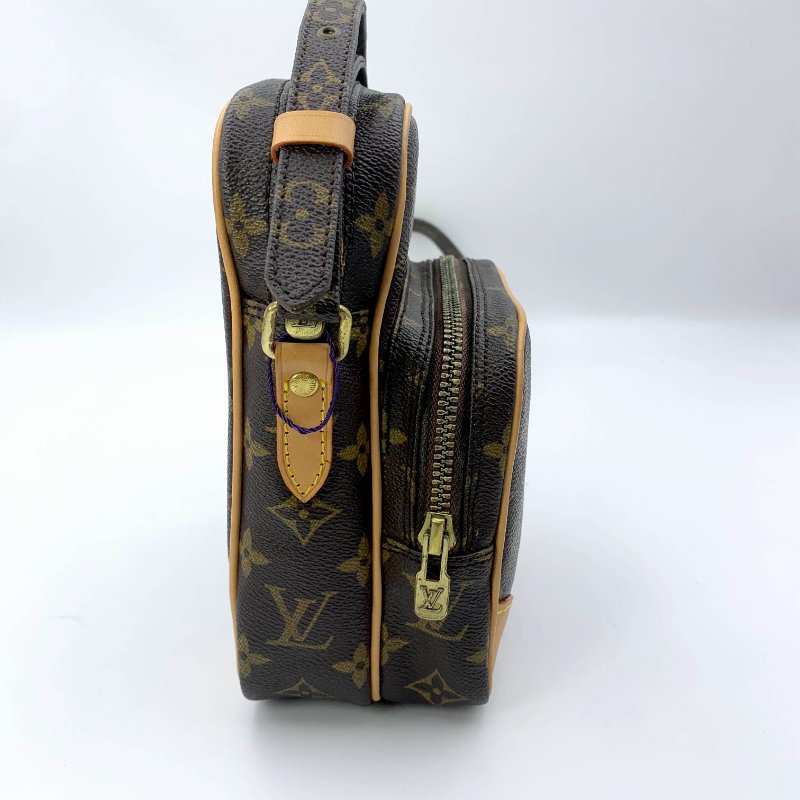 Louis Vuitton 老花雙層相機包，LV經典包，路易威登，麻將包，側背包，二手真品，正品，現貨，免運-6