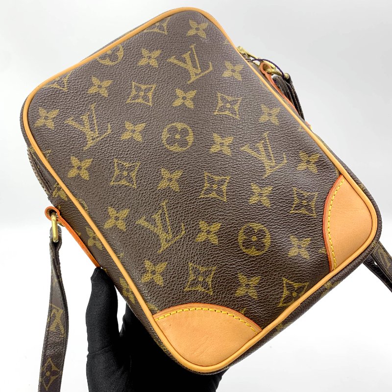 Louis Vuitton 老花雙層相機包，LV經典包，路易威登，麻將包，側背包，二手真品，正品，現貨，免運-9