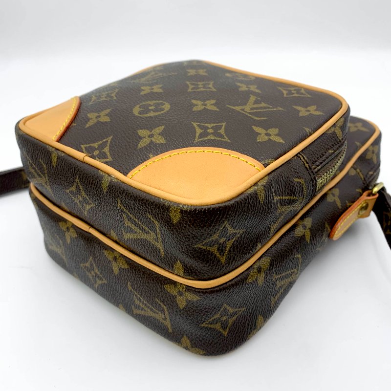 Louis Vuitton 老花雙層相機包，LV經典包，路易威登，麻將包，側背包，二手真品，正品，現貨，免運-19