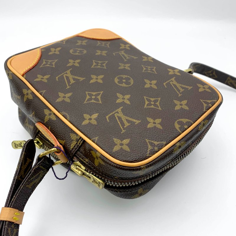 Louis Vuitton 老花雙層相機包，LV經典包，路易威登，麻將包，側背包，二手真品，正品，現貨，免運-24