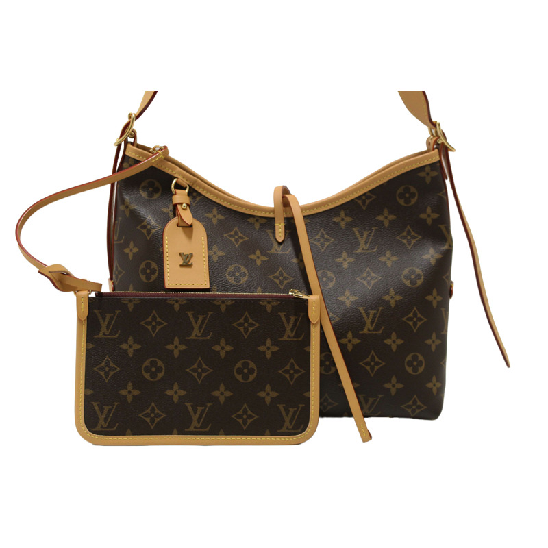 Louis Vuitton Classic Monogram CarryAll PM Hobo Shoulder Tote-1