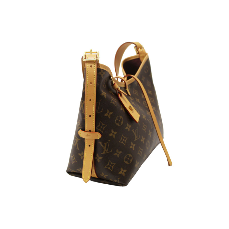 Louis Vuitton Classic Monogram CarryAll PM Hobo Shoulder Tote-2
