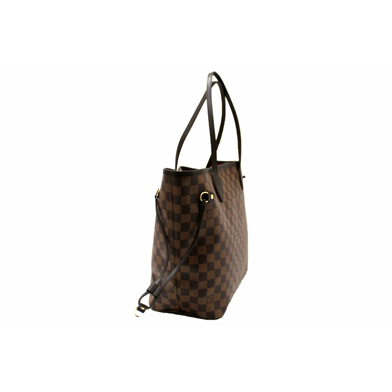 Louis Vuitton Damier Ebene Canvas Neverfull MM Tote Shoulder Bag-2