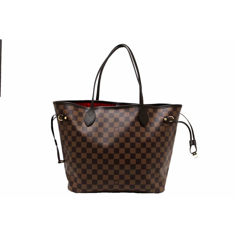 Louis Vuitton Damier Ebene Canvas Neverfull MM Tote Shoulder Bag-3