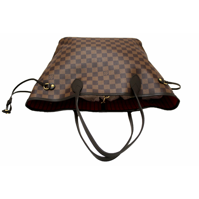 Louis Vuitton Damier Ebene Canvas Neverfull MM Tote Shoulder Bag-5