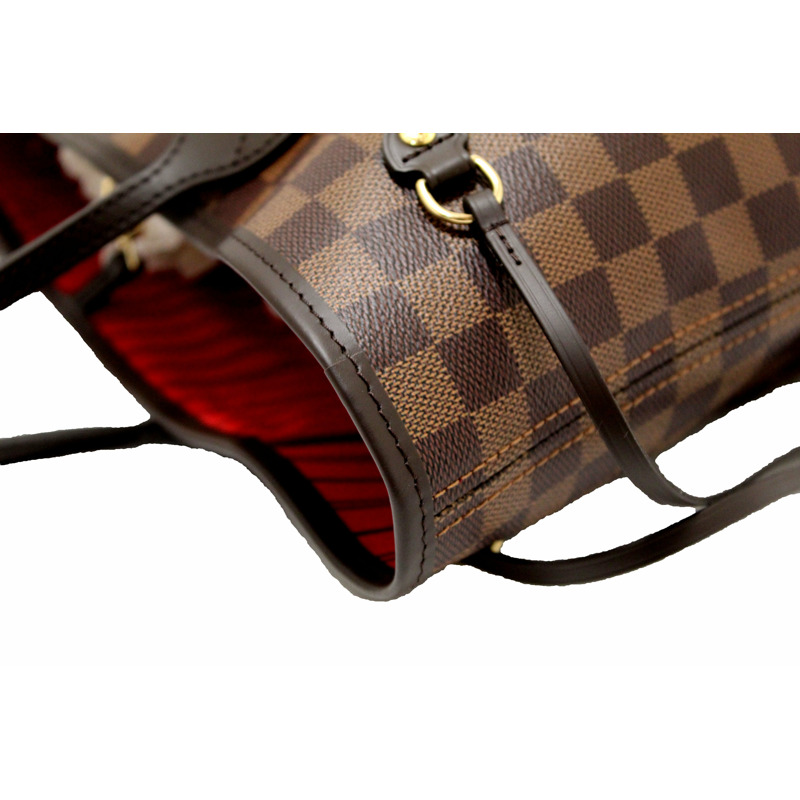 Louis Vuitton Damier Ebene Canvas Neverfull MM Tote Shoulder Bag-8