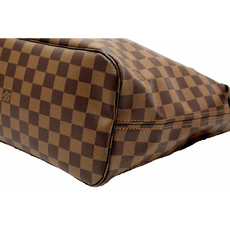 Louis Vuitton Damier Ebene Canvas Neverfull MM Tote Shoulder Bag-13